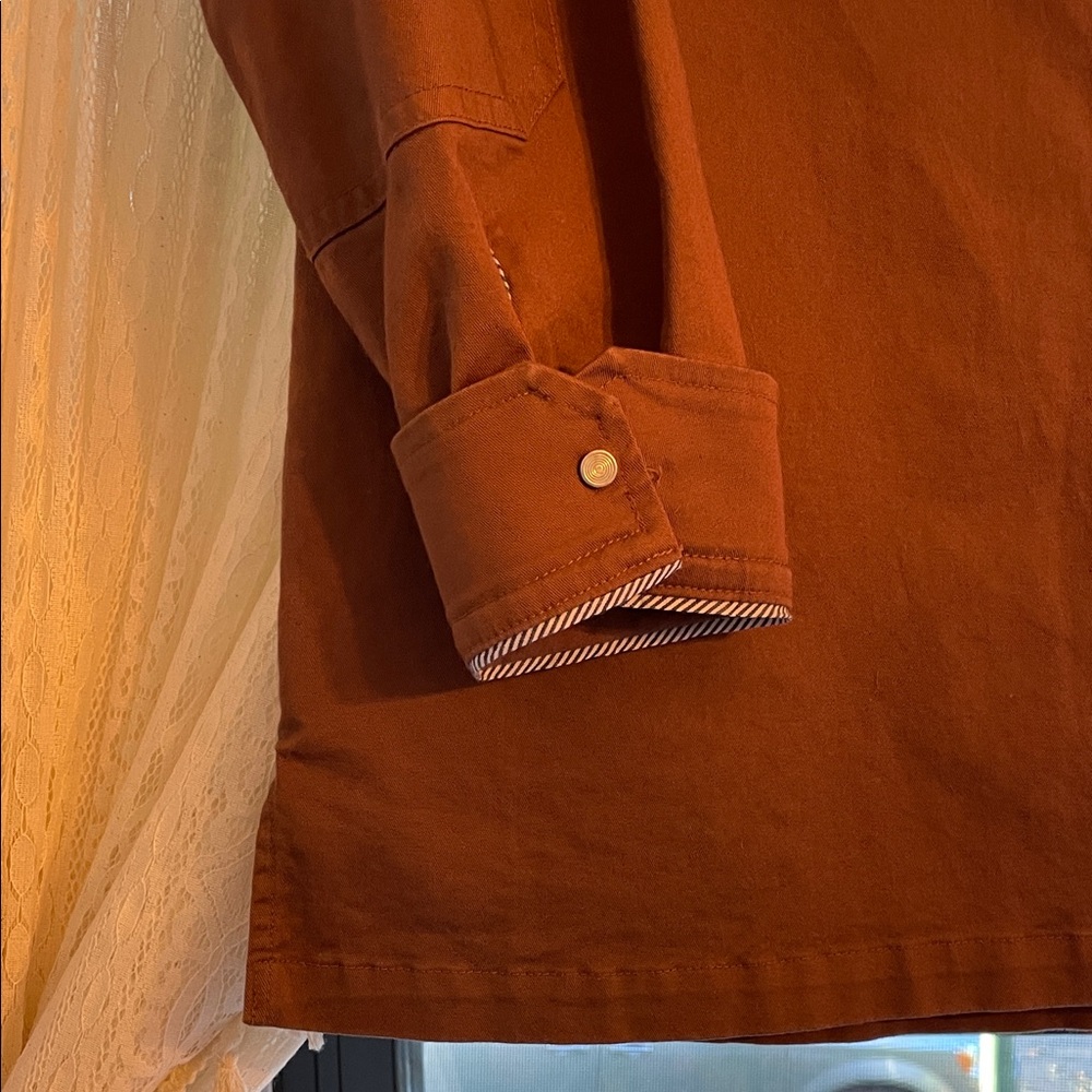Wildfang Utility Cotton Button-Up Shirt Jacket - Picture 4 of 7